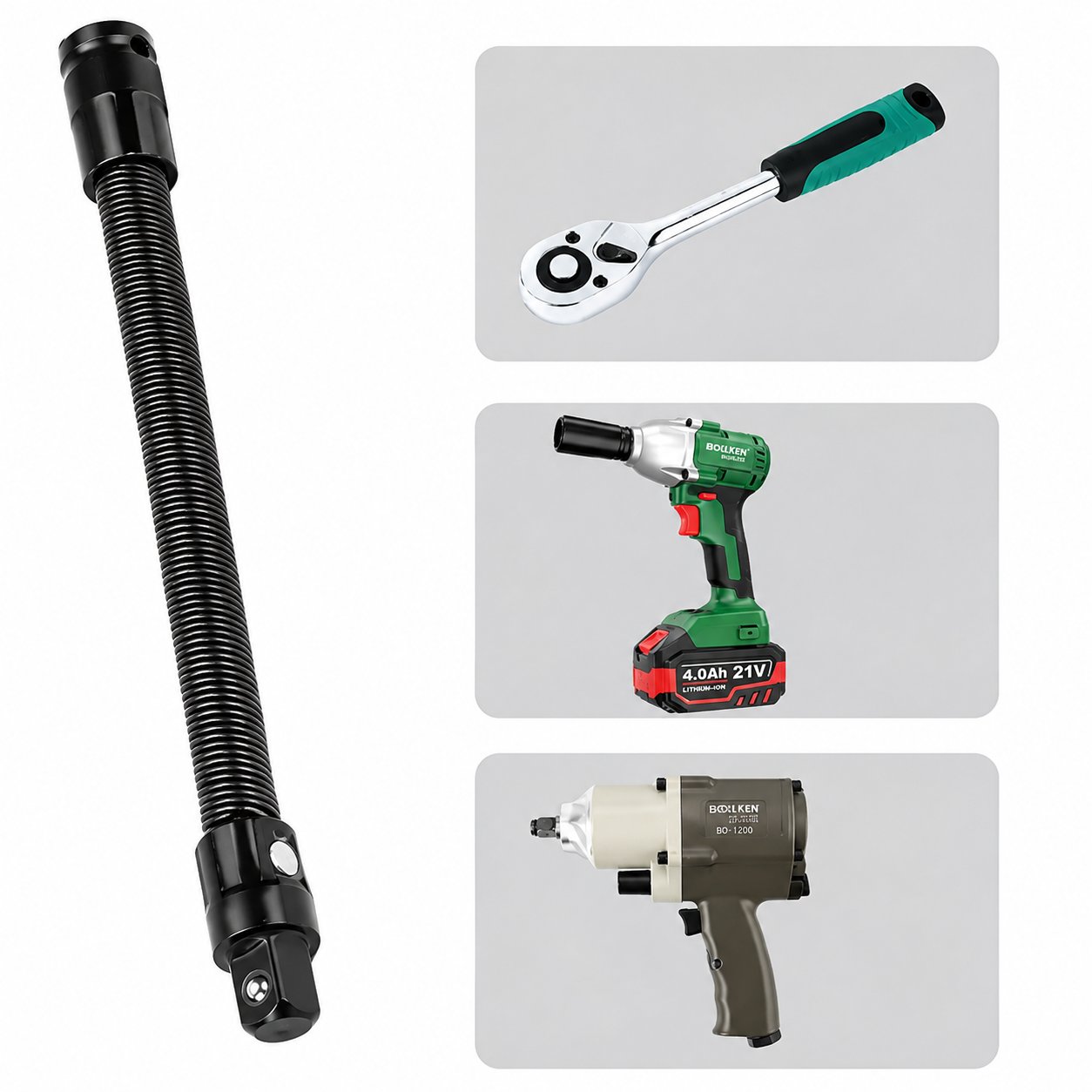 ๐HOT SALE -48% OFF๐ฅ ๐ง๐ 1/2" Flexible Socket Extension Bar! Conquer Tight Spaces in Seconds๐ฉ๐