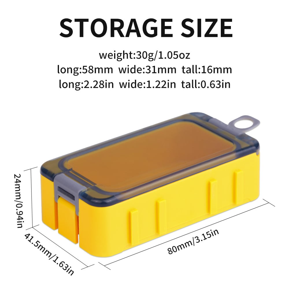 š„š„Hot Listingš§²š£Tackle Storage Box Water Resistant Magnetic(3-Pack)