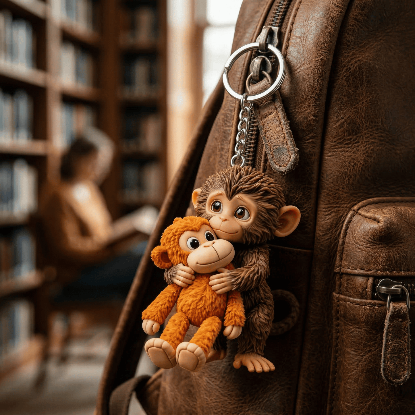 🐵💕Baby Punch: The Hug You Can Hold 🐒 | Viral Monkey Hugging Monkey Keychain - Emotional Gift for Loved Ones