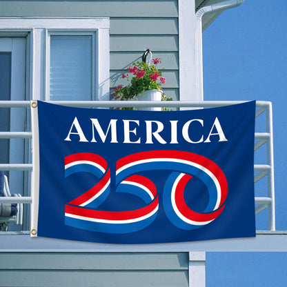 Last Day 49% OFF🔥250th Anniversary USA Commemorative Flag (3x5 Ft),Double-Sided Embroidered