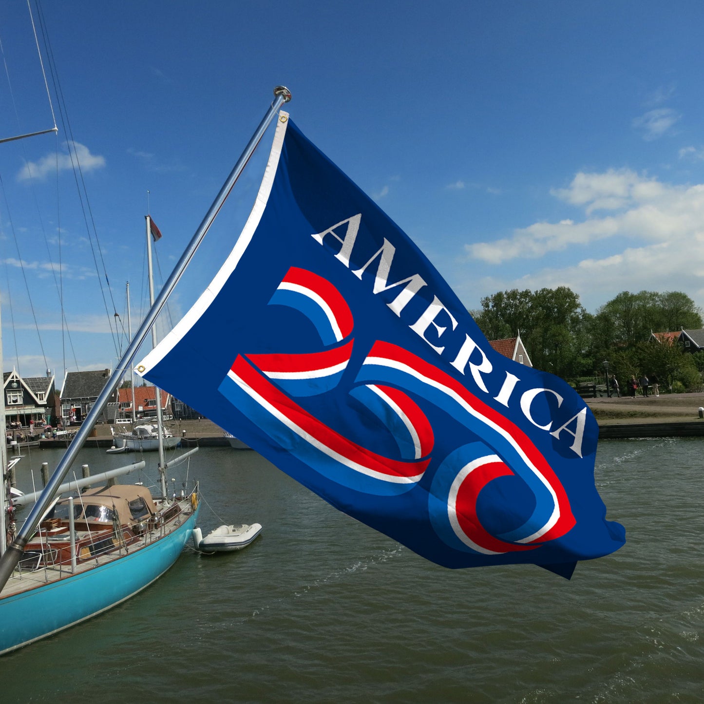 Last Day 49% OFF🔥250th Anniversary USA Commemorative Flag (3x5 Ft),Double-Sided Embroidered