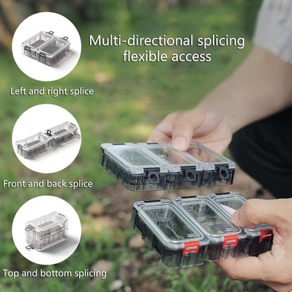 💥🔥Hot Listing🧲🎣Tackle Storage Box Water Resistant Magnetic(3-Pack)