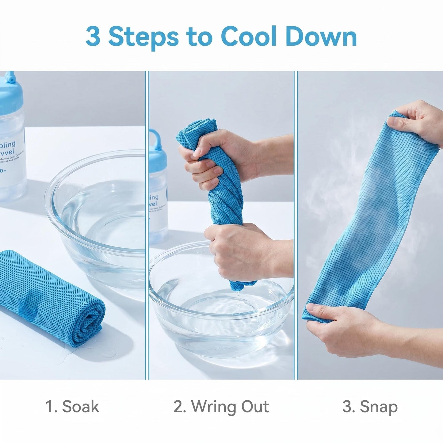 💦BUY 1 GET 1 FREE!!⚡❄️Zero Degrees Cooling Towel