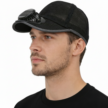 🧢2026 Pro Outdoor Cooling Hat: Dual-Power Fan Cap