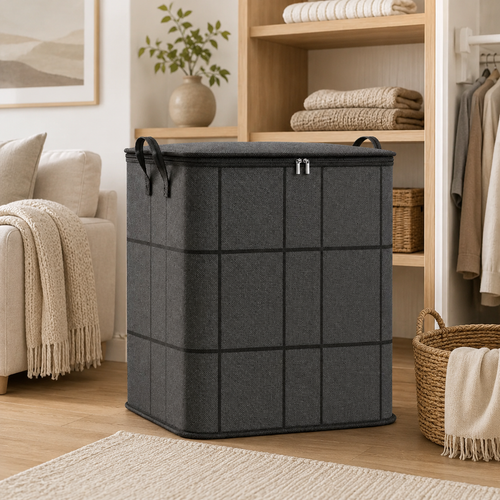 📦 Extra Large Moving & Storage Bag 🏠 | Heavy-Duty Zippered Organizer for Clothes, Bedding & More