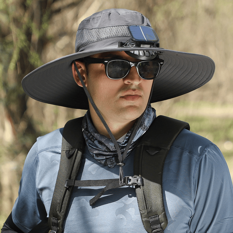 Ultralight Solar Fan Sun Hat – Lighter Than a Baseball!⚾(Only 11oz)