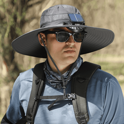 Ultralight Solar Fan Sun Hat – Lighter Than a Baseball!⚾(Only 11oz)