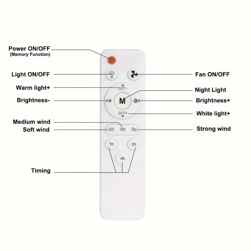 🔥LAST DAY 70% OFF🍃40W LED Ceiling Fan Light🎯