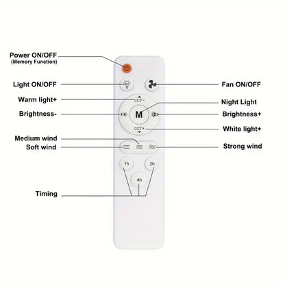 🔥LAST DAY 70% OFF🍃40W LED Ceiling Fan Light🎯