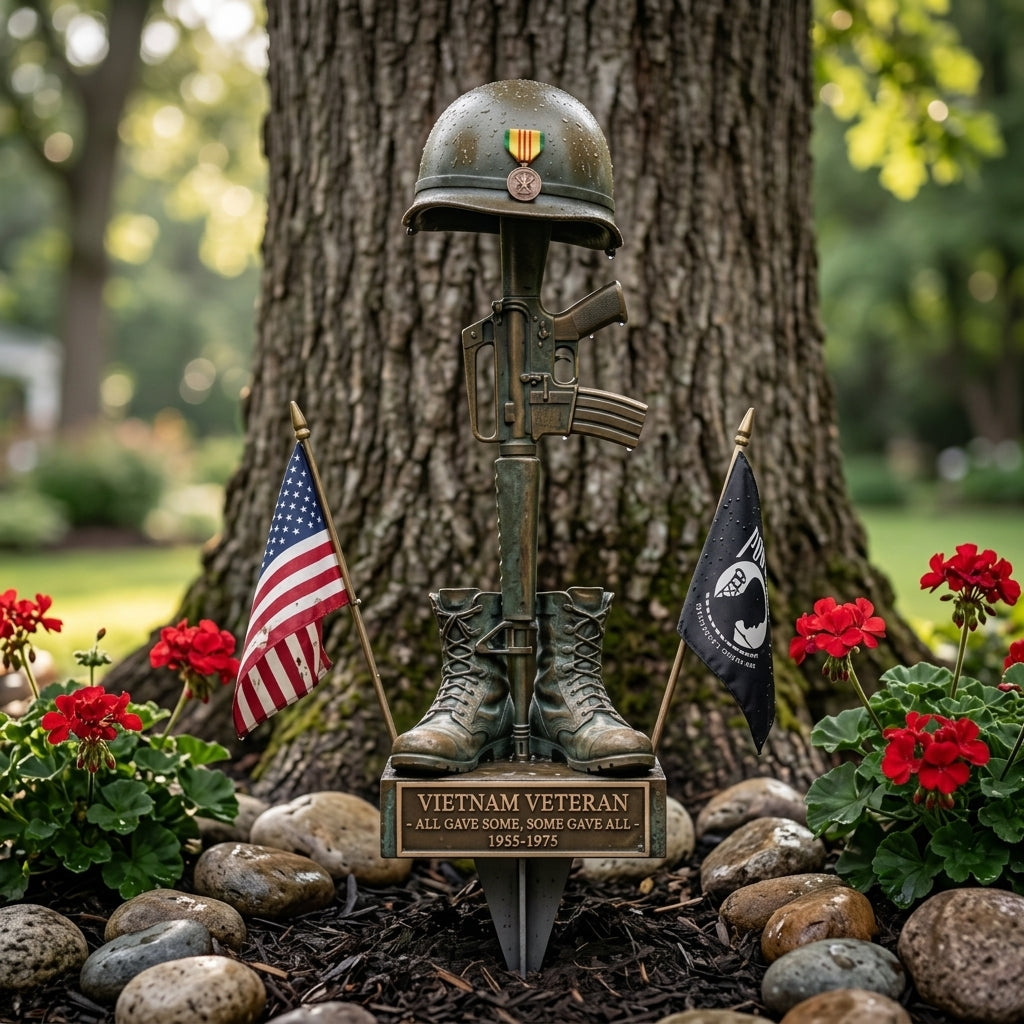 🔥Last Day 70% OFF🔥- Vietnam Veteran Tribute Garden Stake – Honoring Our Heroes
