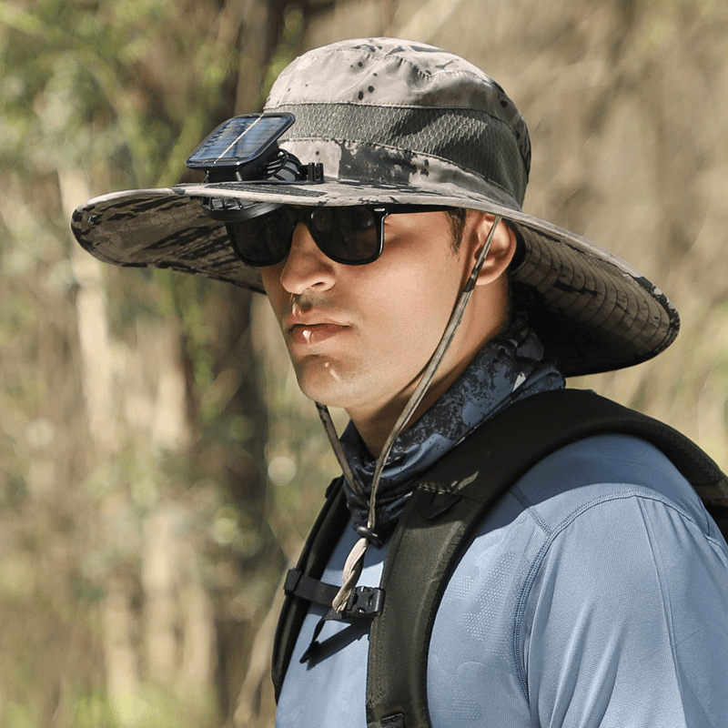 Ultralight Solar Fan Sun Hat – Lighter Than a Baseball!⚾(Only 11oz)