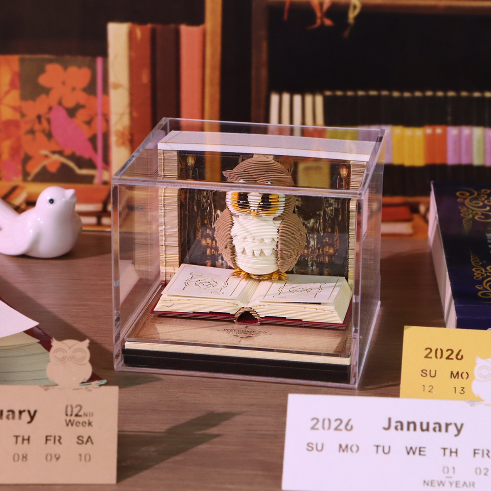 lanqio® Calendar 3D - Magic Owl