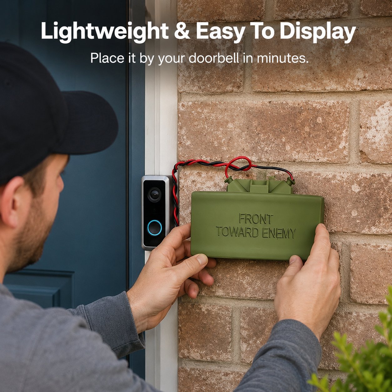 🔥LAST DAY 50% OFF - Ring Cam Claymore Mine Doorbell Prank Sign