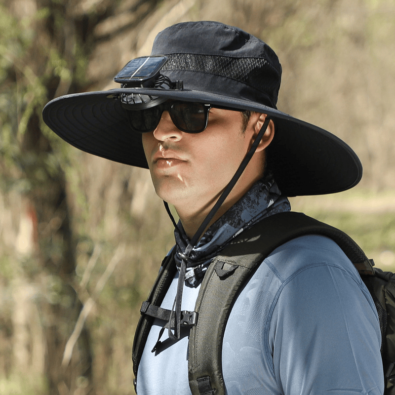 Ultralight Solar Fan Sun Hat – Lighter Than a Baseball!⚾(Only 11oz)