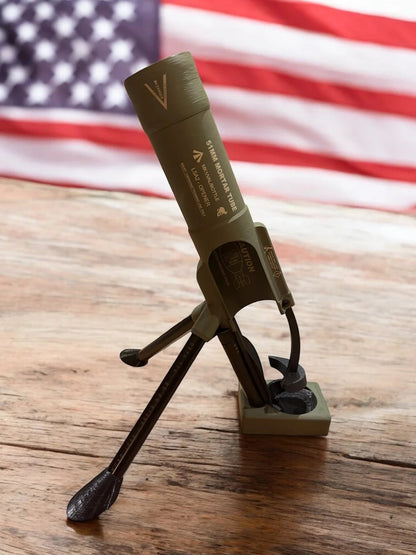 🚀 51mm Beer Bottle Mortar Bottle Opener 🍻🔥Novelty Cap-Launching Desk & Bar Accessory 🎉