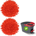 Triangle Chenille Mop Replacement Head – Compatible with O-Cedar & Vileda Spin Mops