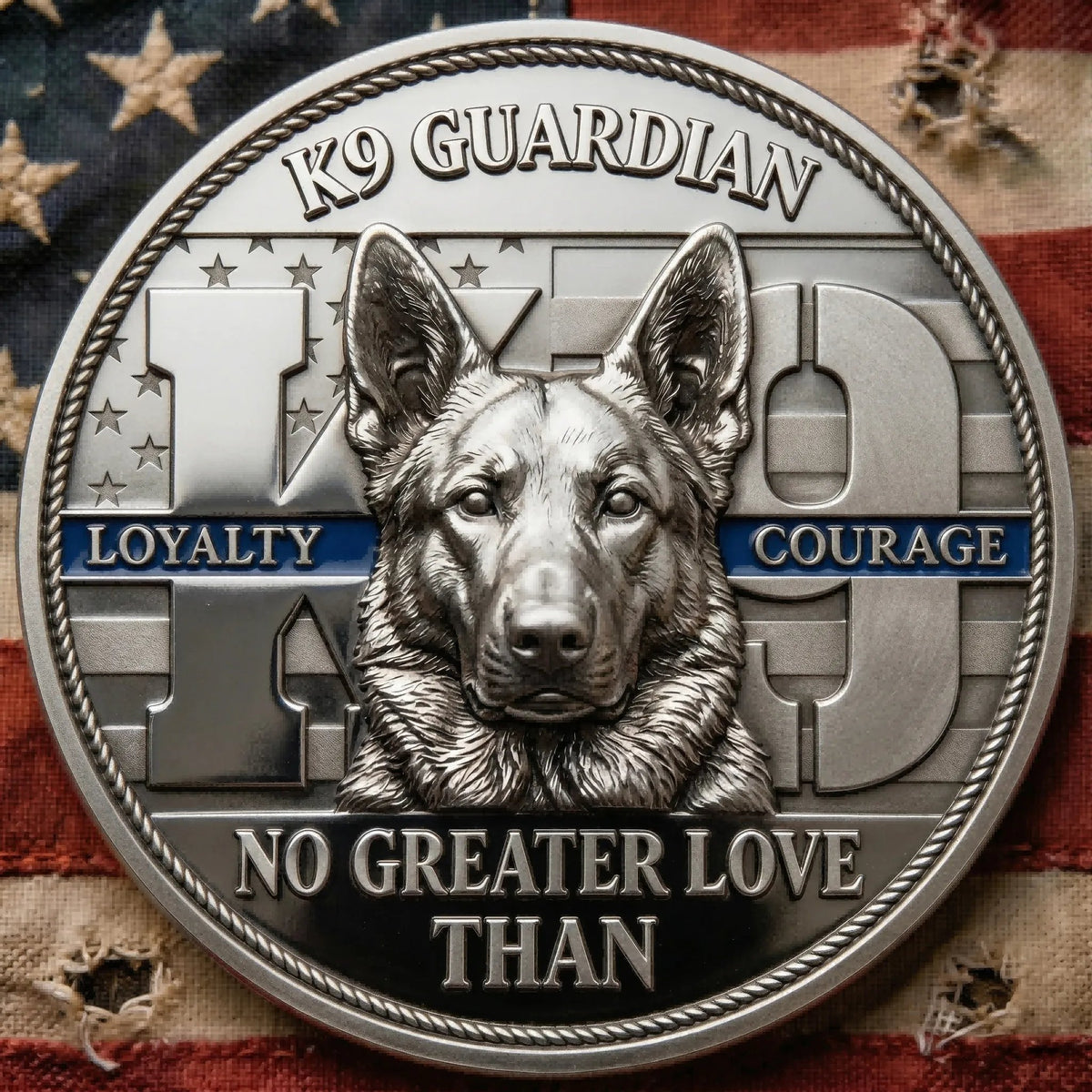⚡️Last Day 49% OFF - K9 Guardian Loyalty Commemorative Coin 🐾