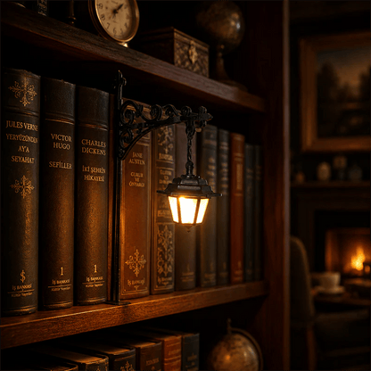 🔥 2026 Hot Sale | Ghost Bookshelf Lantern for Cozy Reading Corners 👻📚