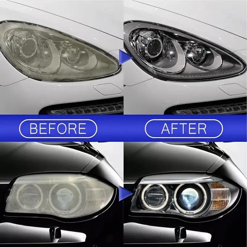 🚘 Automotive Headlamp Restoration Fluid, blurring enhanced crystalline coating refurbisher