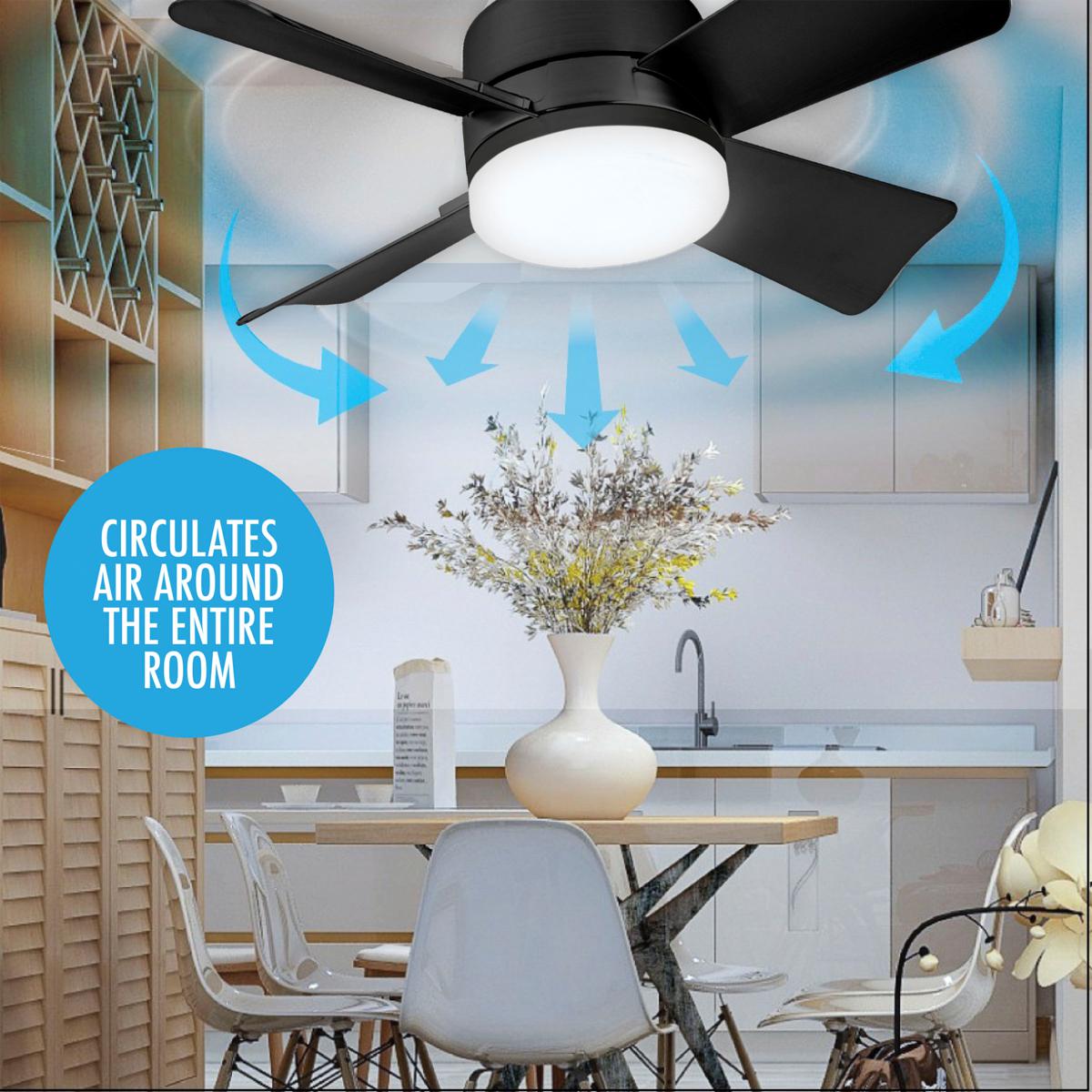 🔥LAST DAY 70% OFF🍃40W LED Ceiling Fan Light🎯