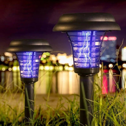 Solar Mosquito Zapper Light – Outdoor Garden Stake Lamp, UV Insect Killer & Solar Pathway Light
