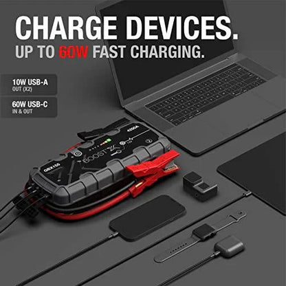🔥49% OFF & Free Shipping💥- Boost X GBX155 4250A Jump Starter for 10.0L Gasoline and 8.0L Diesel Engines