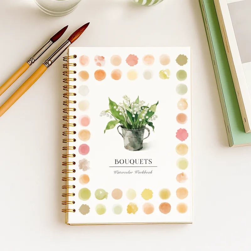LAST DAY SALE 60% OFF 🖼️Beginner-Friendly💕 Watercolor Workbook