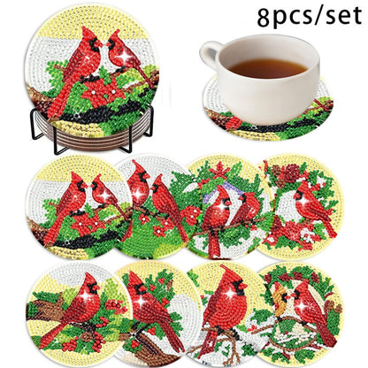 ✍️🎨Art Diamond Painting Coasters Kits for Adults