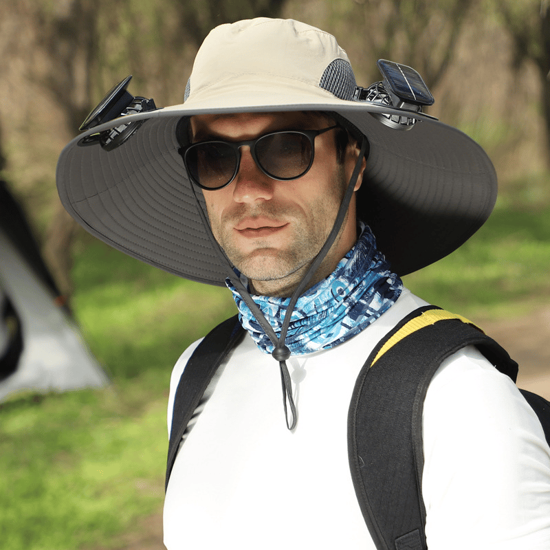 Ultralight Solar Fan Sun Hat – Lighter Than a Baseball!⚾(Only 11oz)