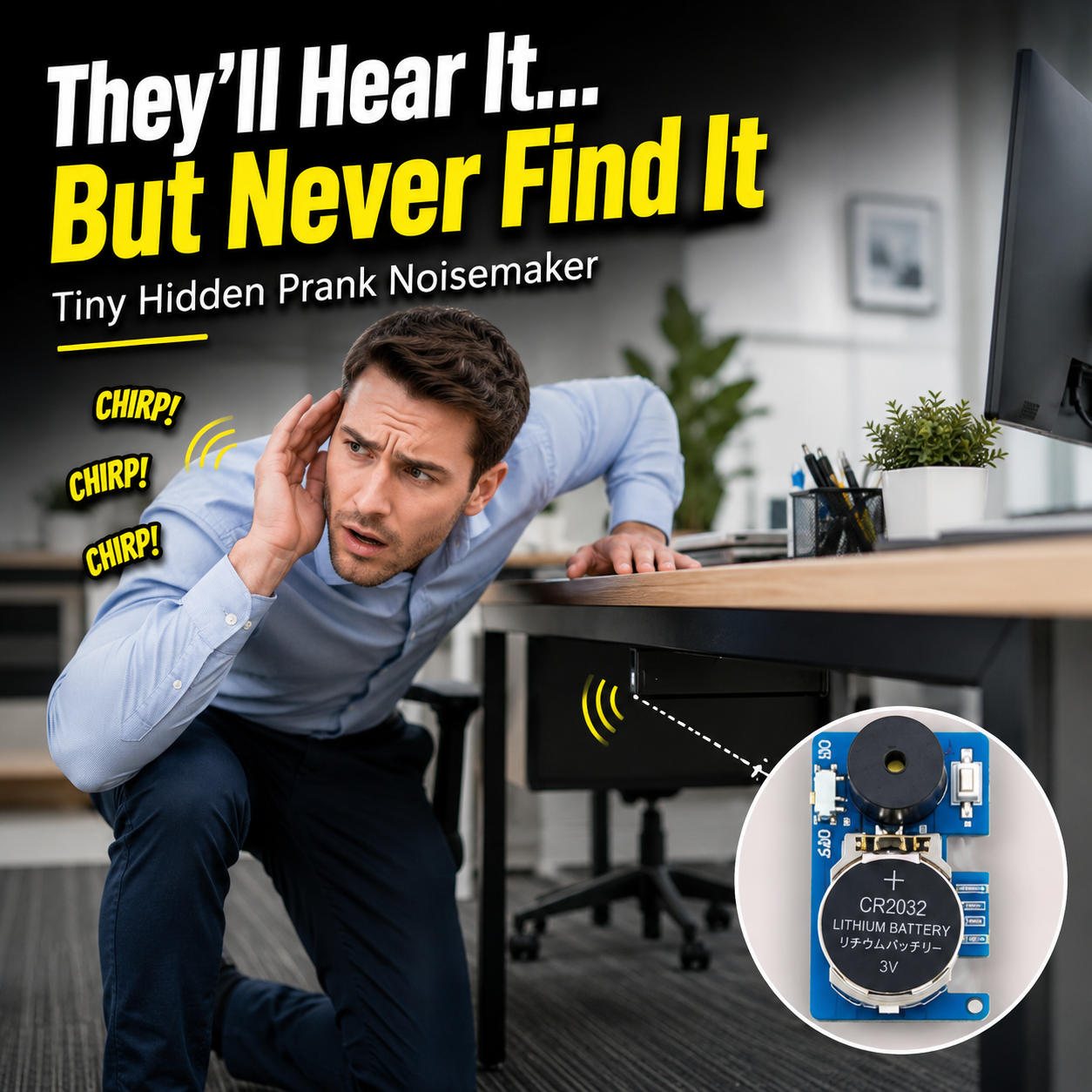 They’ll Hear It But Never Find It – Hidden Cricket Prank Noisemaker