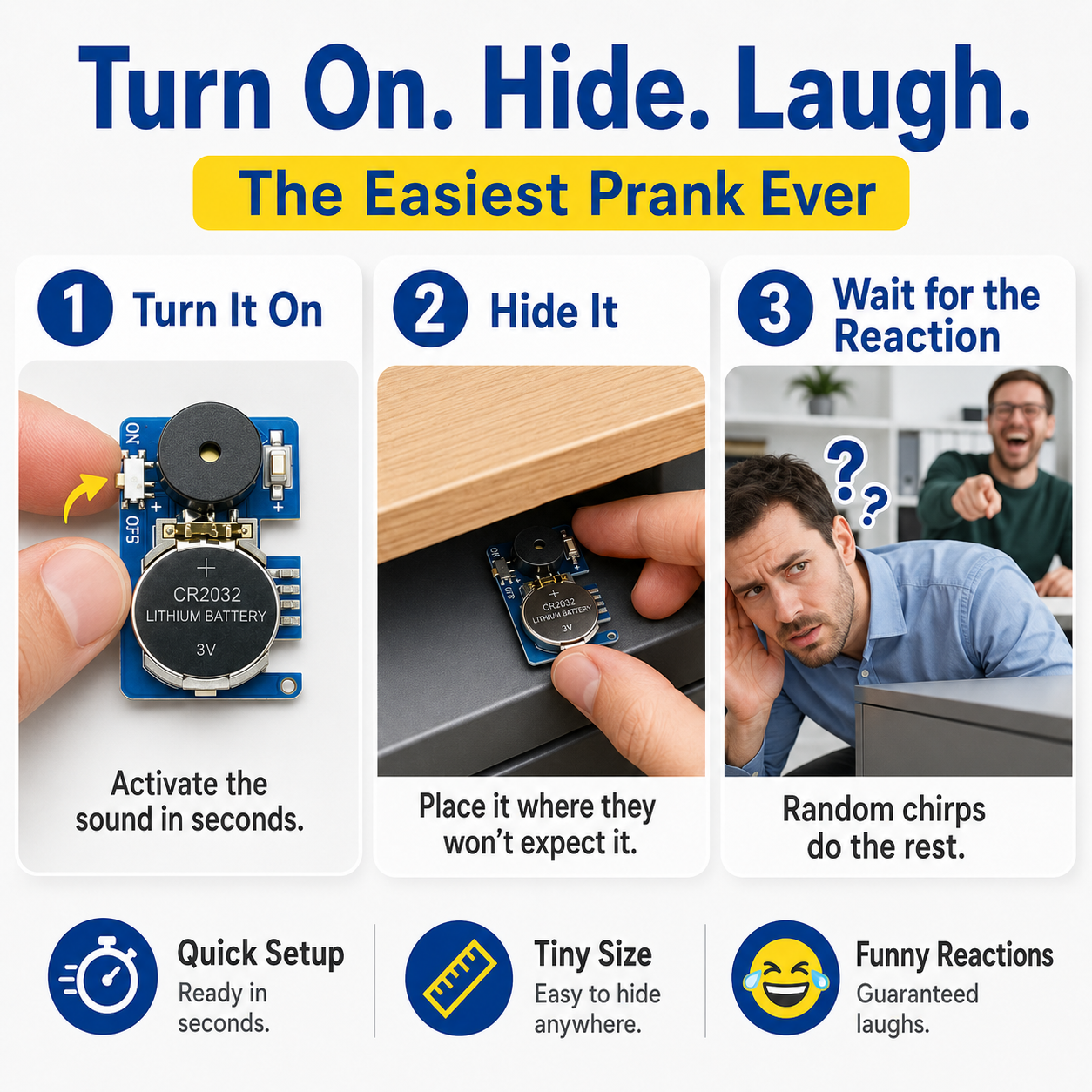 They’ll Hear It But Never Find It – Hidden Cricket Prank Noisemaker