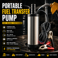 Portable Submersible Pump, DC 12V, Ideal for Diesel, Kerosene & Water - Lightweight, Easy Install, 3m Wire, Coal Oil, Small Size