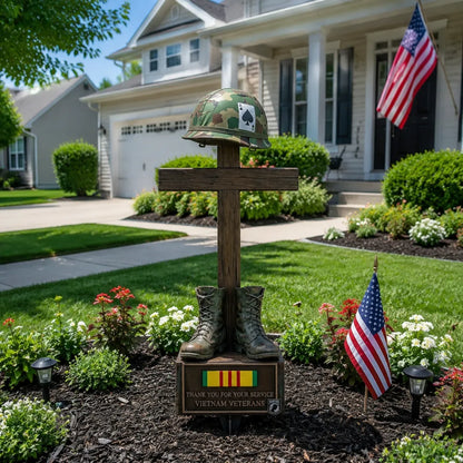 🔥Last Day 70% OFF🔥- Vietnam Veteran Tribute Garden Stake – Honoring Our Heroes