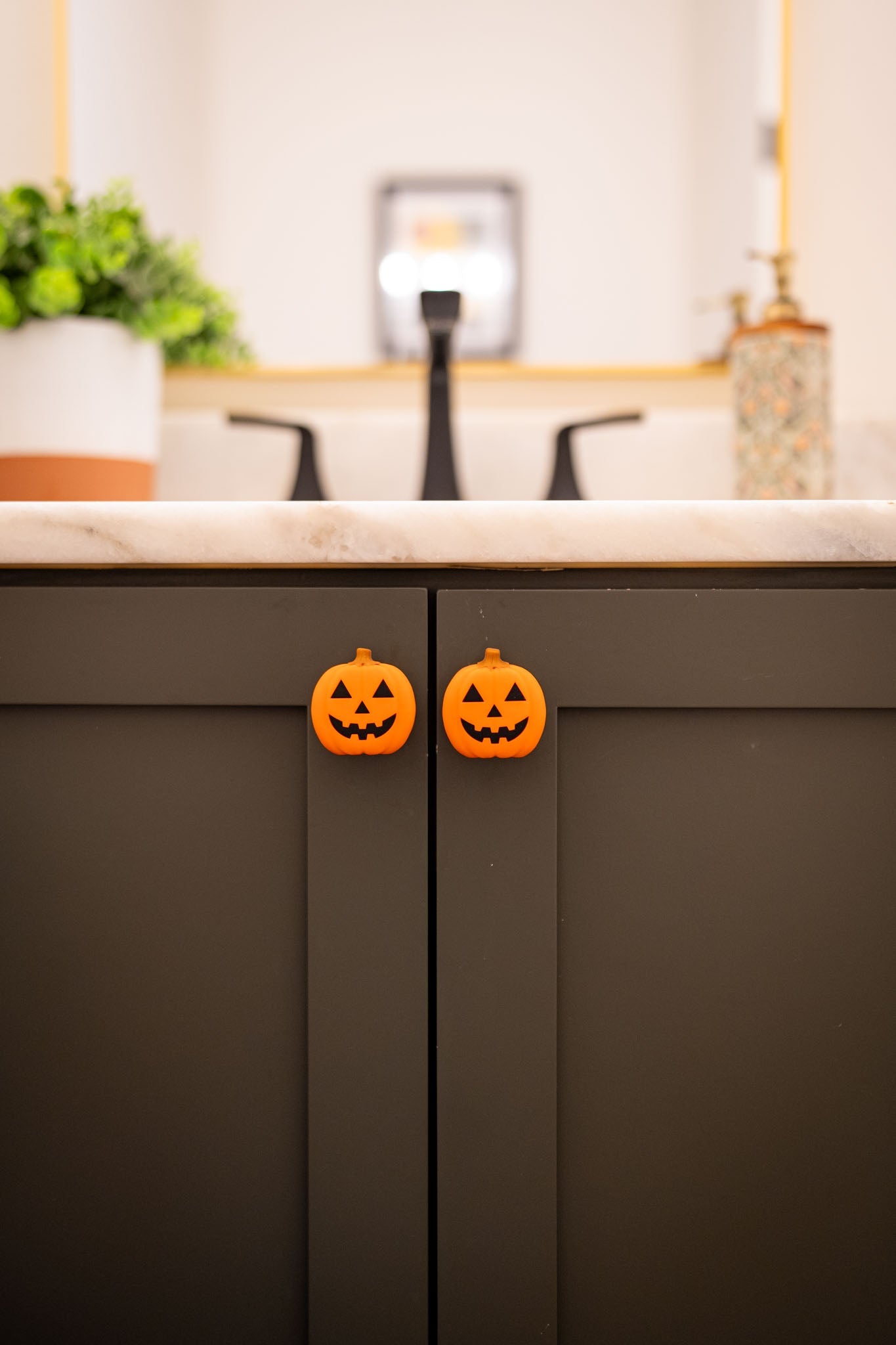 Halloween Pumpkin Cabinet Handle