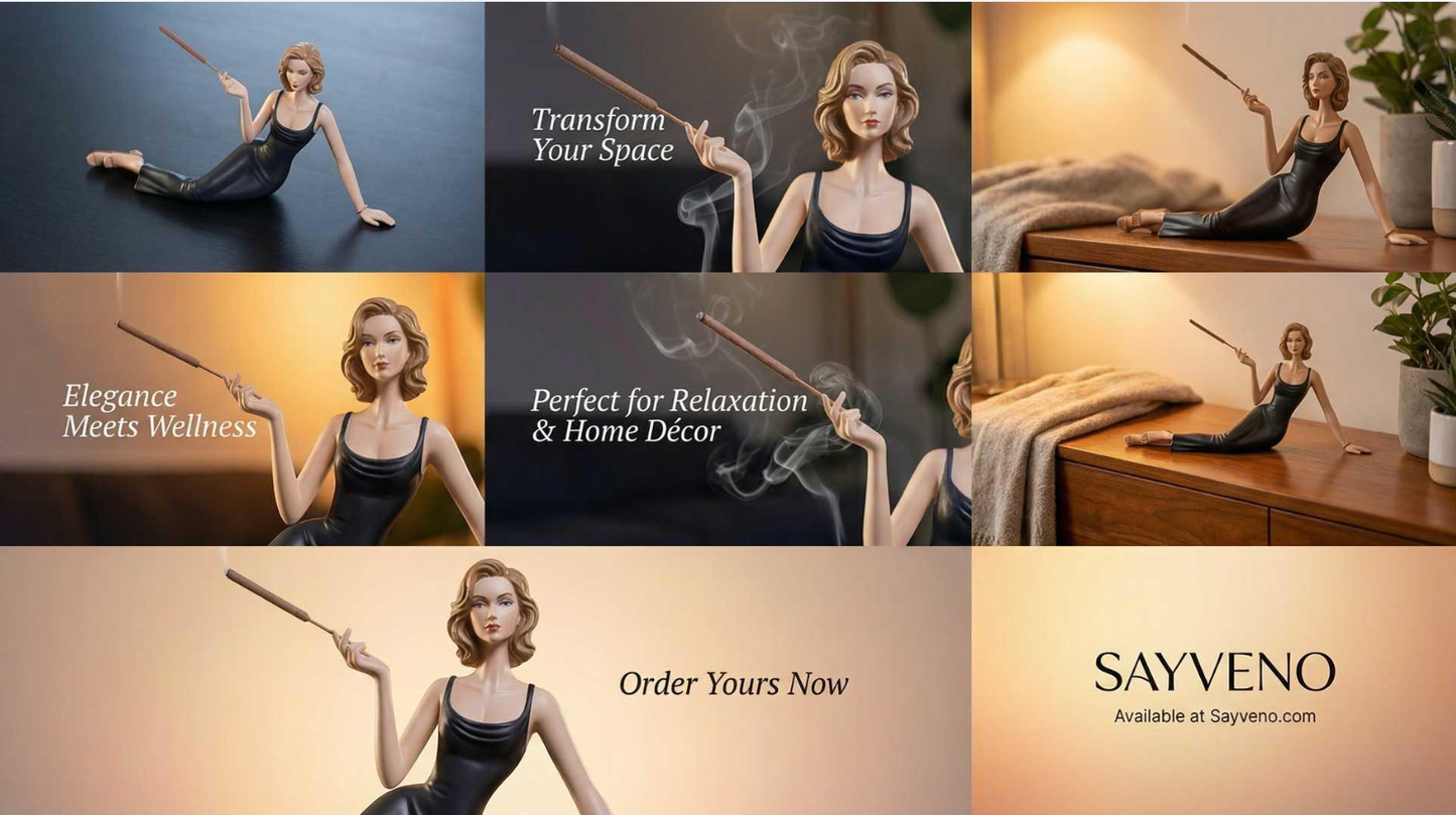 Sculptural Aromatherapy Statue Incense