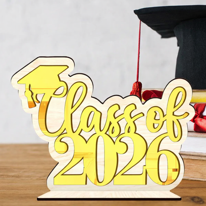 🎉🛍️"Class of 2026" Graduation Wooden Sign🎓