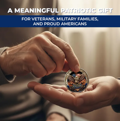 🔥Last Day 60% OFF 🔥 Honor America’s Heroes – 250 Years of Freedom Veteran Tribute Coin