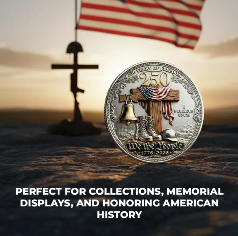 🔥Last Day 60% OFF 🔥 Honor America’s Heroes – 250 Years of Freedom Veteran Tribute Coin