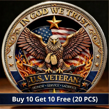 🔥Last Day 60% OFF 🔥 Honor America’s Heroes – 250 Years of Freedom Veteran Tribute Coin
