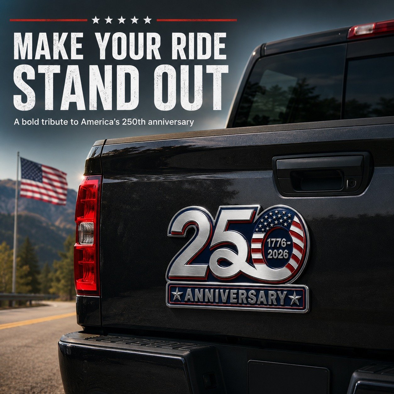 🎊Celebrate America’s 250th Anniversary with a Patriotic Car Emblem