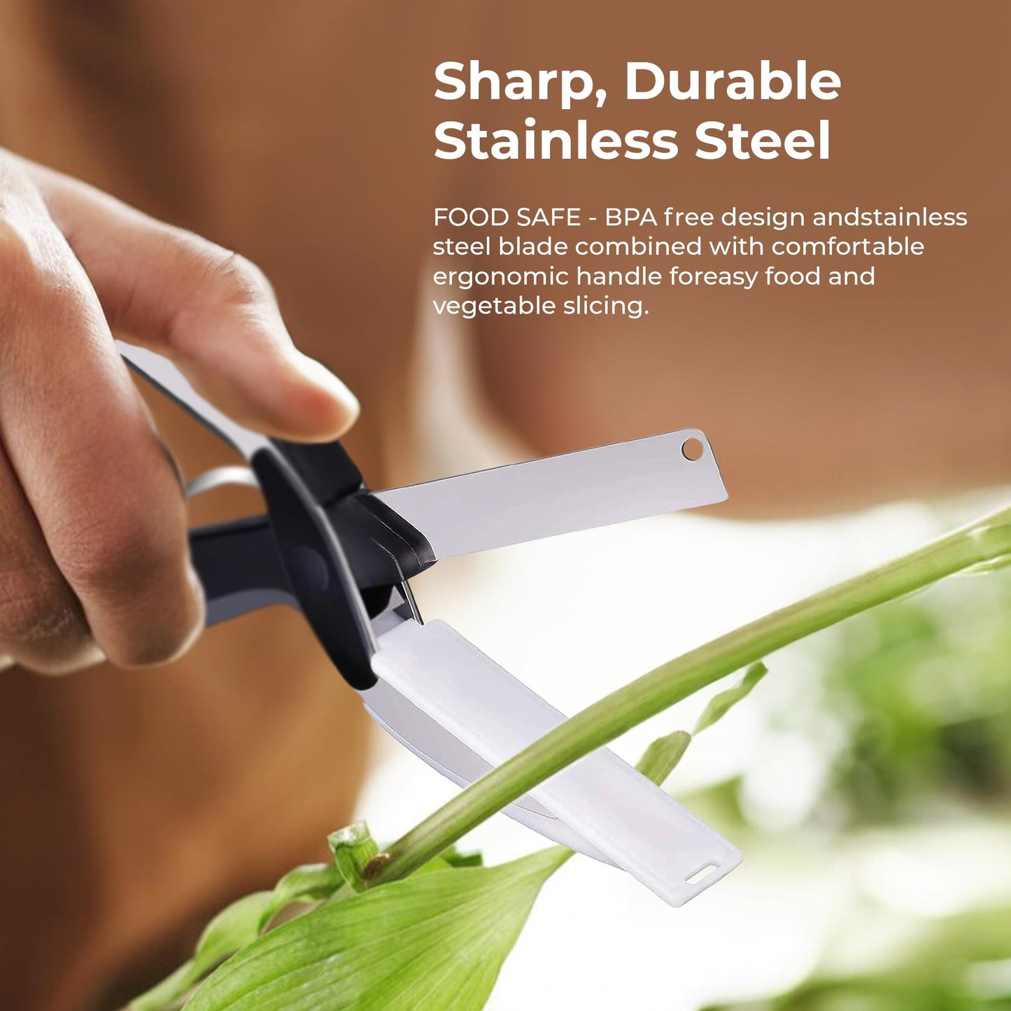 🔪 Revolutionize Your Kitchen with Hover Cutter 2-in-1 Scissors & Cutting Board! 🍴
