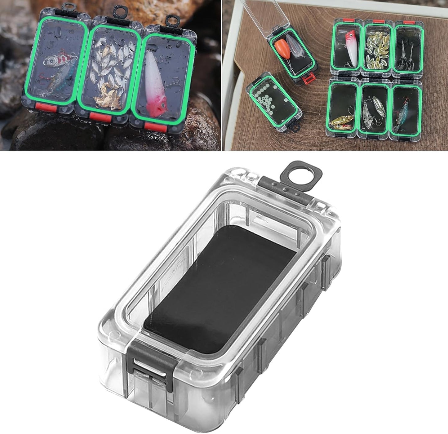 💥🔥Hot Listing🧲🎣Tackle Storage Box Water Resistant Magnetic(3-Pack)