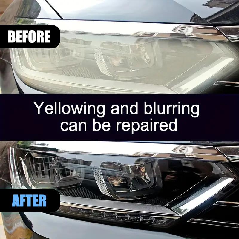🚘 Automotive Headlamp Restoration Fluid, blurring enhanced crystalline coating refurbisher