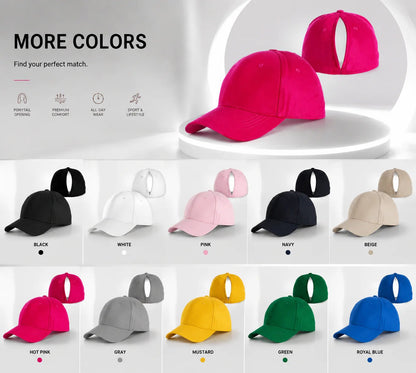 Magnetic Ponytail Cap – Sun Protection Meets Hair-Friendly Design 🧢💨