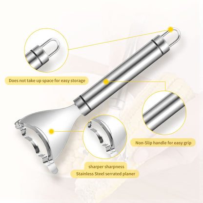 Stainless Steel Corn Peeler & Kernel Remover Tool