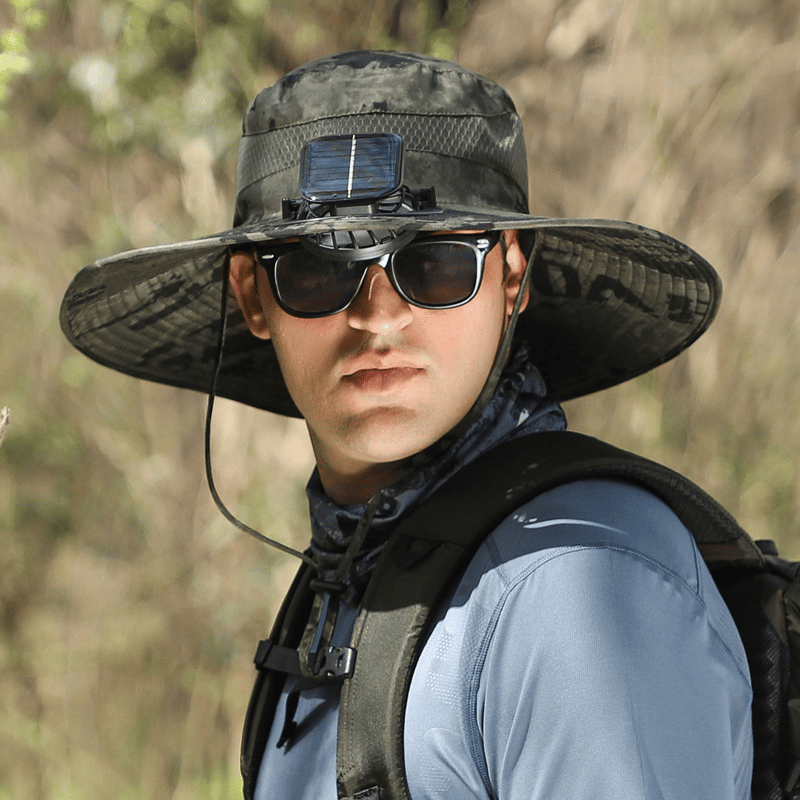 Ultralight Solar Fan Sun Hat – Lighter Than a Baseball!⚾(Only 11oz)