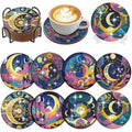 ✍️🎨Art Diamond Painting Coasters Kits for Adults