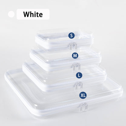 Clear Organizer Storage Box Clear Hard Zipper Case