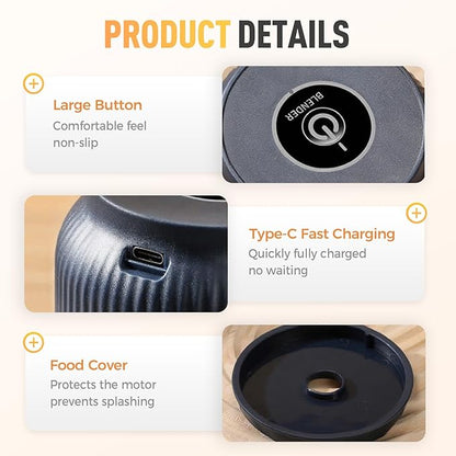 📢📢49% OFF !!!🥗⚡️Mini Electric Food Chopper -Fast 4-Blade Kitchen Grinder
