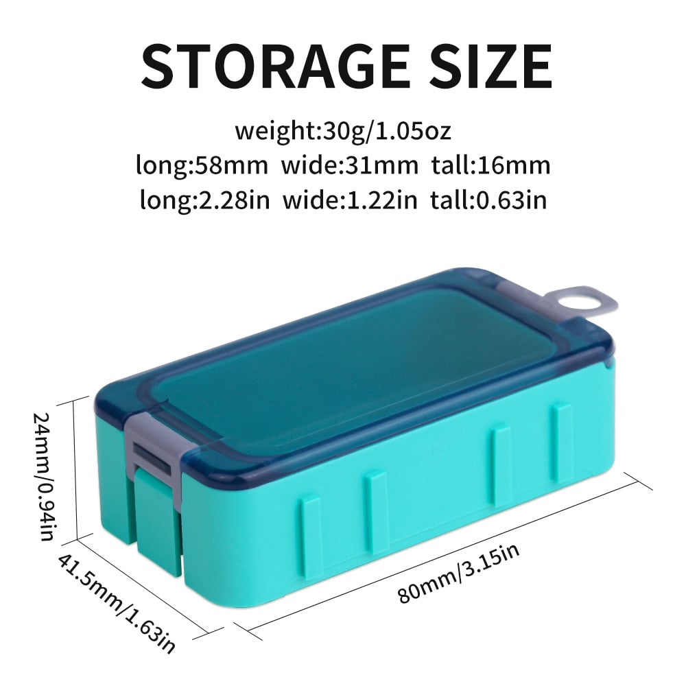 💥🔥Hot Listing🧲🎣Tackle Storage Box Water Resistant Magnetic(3-Pack)